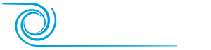 Logo vom Besucherkraftwerk Ybbs-Persenbeug in Weiß
und Blau.