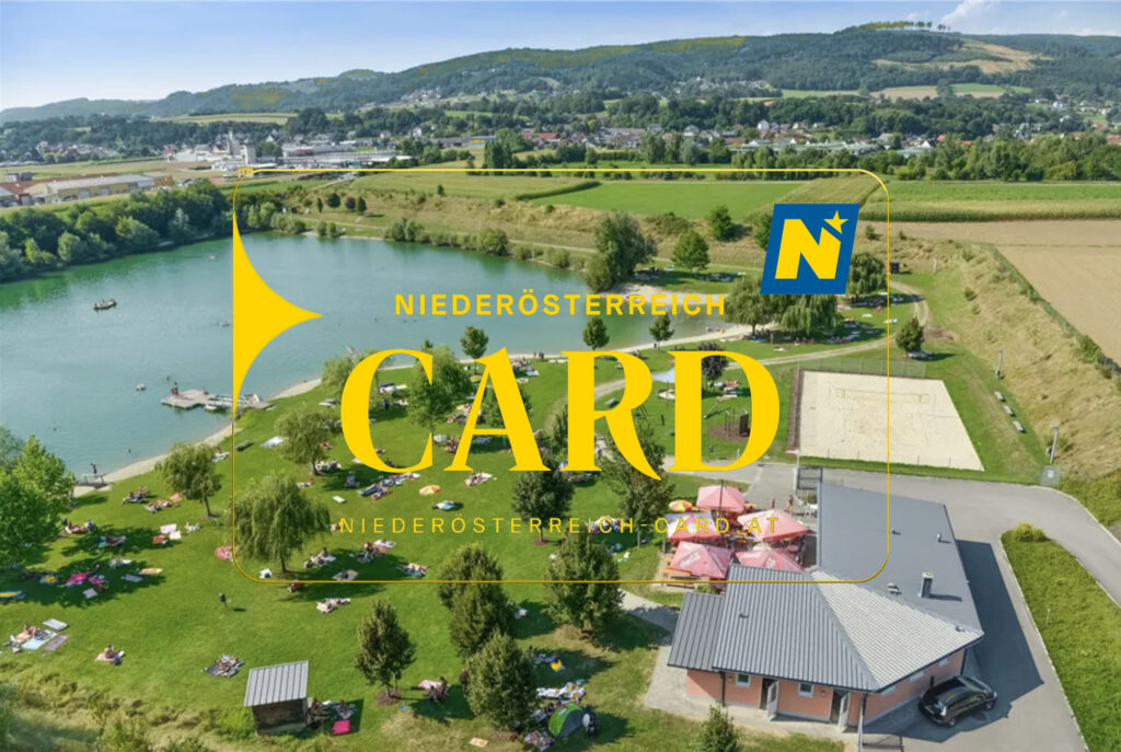 Der schöne Natur-Badeteich Persenbeug-Gottsdorf öffnet ab heuer seine Tore für einen einmaligen freien Eintritt mit der NÖ Card.