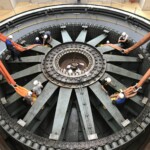 Maschinentausch Ybbs2020: Aushub Rotor Maschine 2