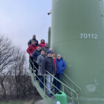 Unser Team beim Ausflugs-Windrad in Bruck